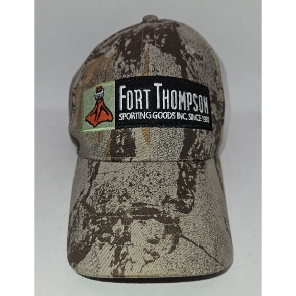 trucker cap hat Fort Thompson Sporting Goods 1931 duck foot nat gear camo - Picture 1 of 8